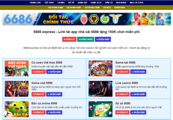 6686 Express - Nhà cái uy tín với game slot siêu hot, nổ hũ cao